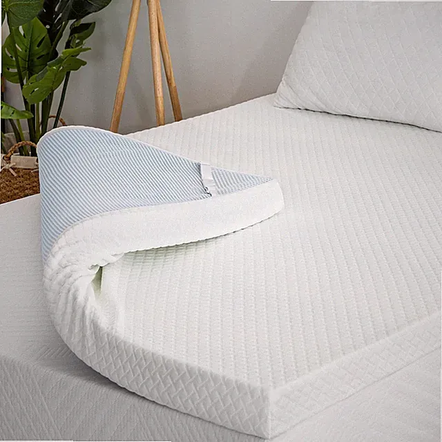 3 Inch Gel Memory Foam Mattress Topper Twin Size, Cooling Bed Topper for Pres...