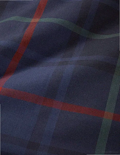 RALPH LAUREN INEZ TARTAN PLAID 2pc EURO SHAM NAVY,RED,GREEN RARE ITEM BNWOT