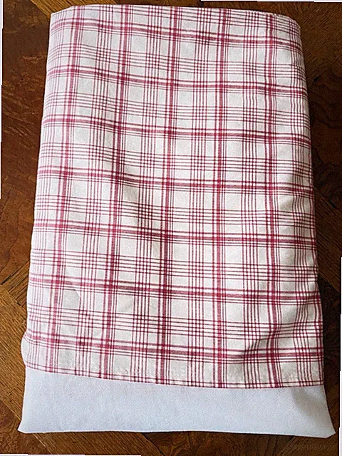 Ralph Lauren Queen Red Plaid Bed Skirt